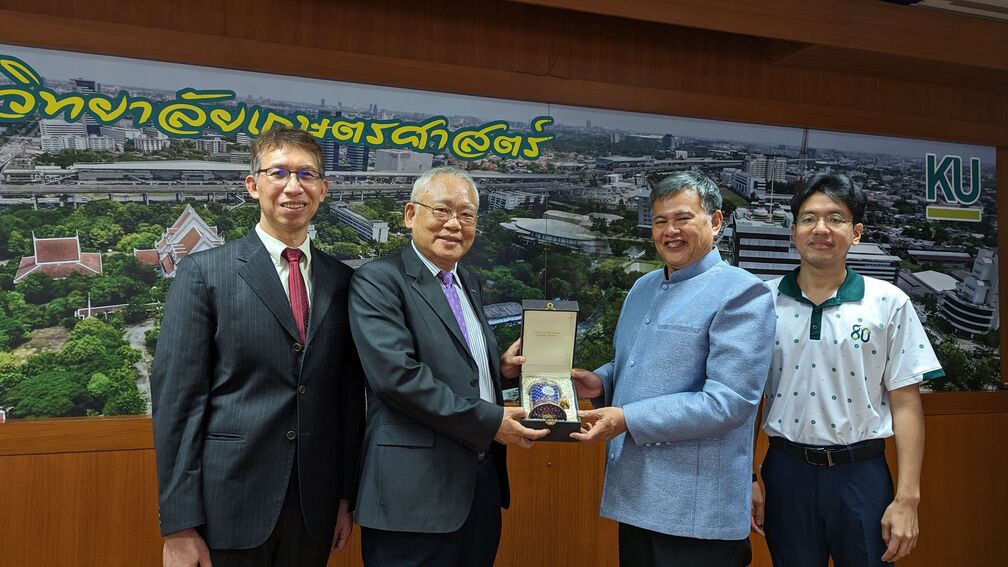 台泰清華團隊拜訪泰國農業大學(Kasetsart University)副校長